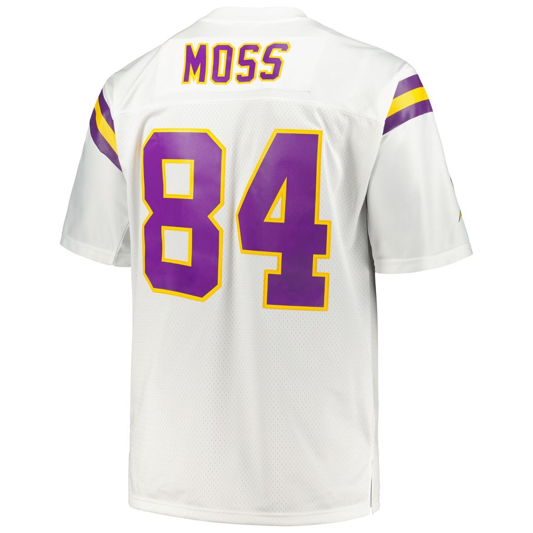 Minnesota Vikings Randy Moss Mitchell & Ness Purple Big & Tall 1998 Retired Player Replica Jersey