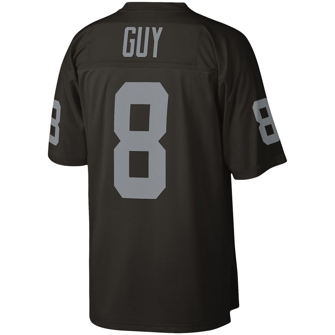 Las Vegas Raiders Ray Guy Mitchell & Ness Black Legacy Replica Jersey