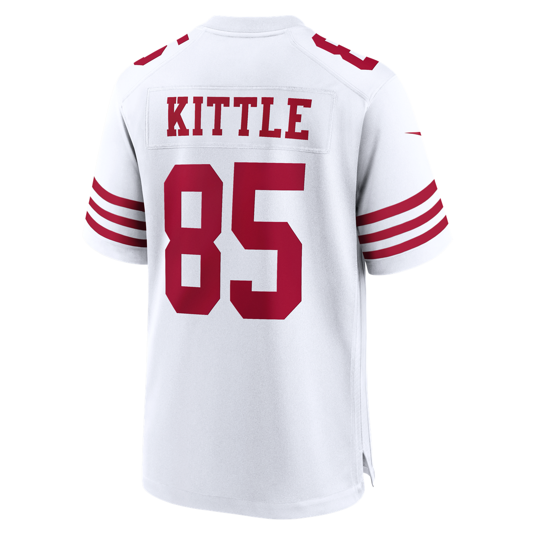 San Francisco 49ers George Kittle Nike Scarlet 80th Anniversary Game Jersey