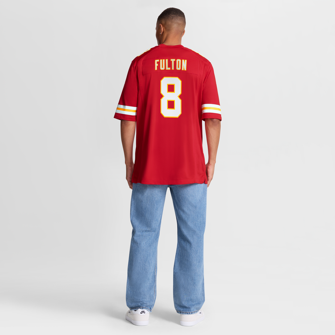 Kansas City Chiefs Kristian Fulton Nike Red Team Game Jersey