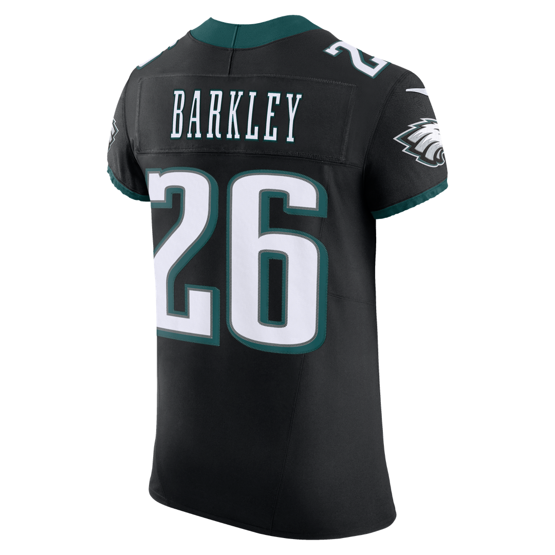 Philadelphia Eagles Saquon Barkley Nike Black Alternate Vapor F.U.S.E. Elite Jersey