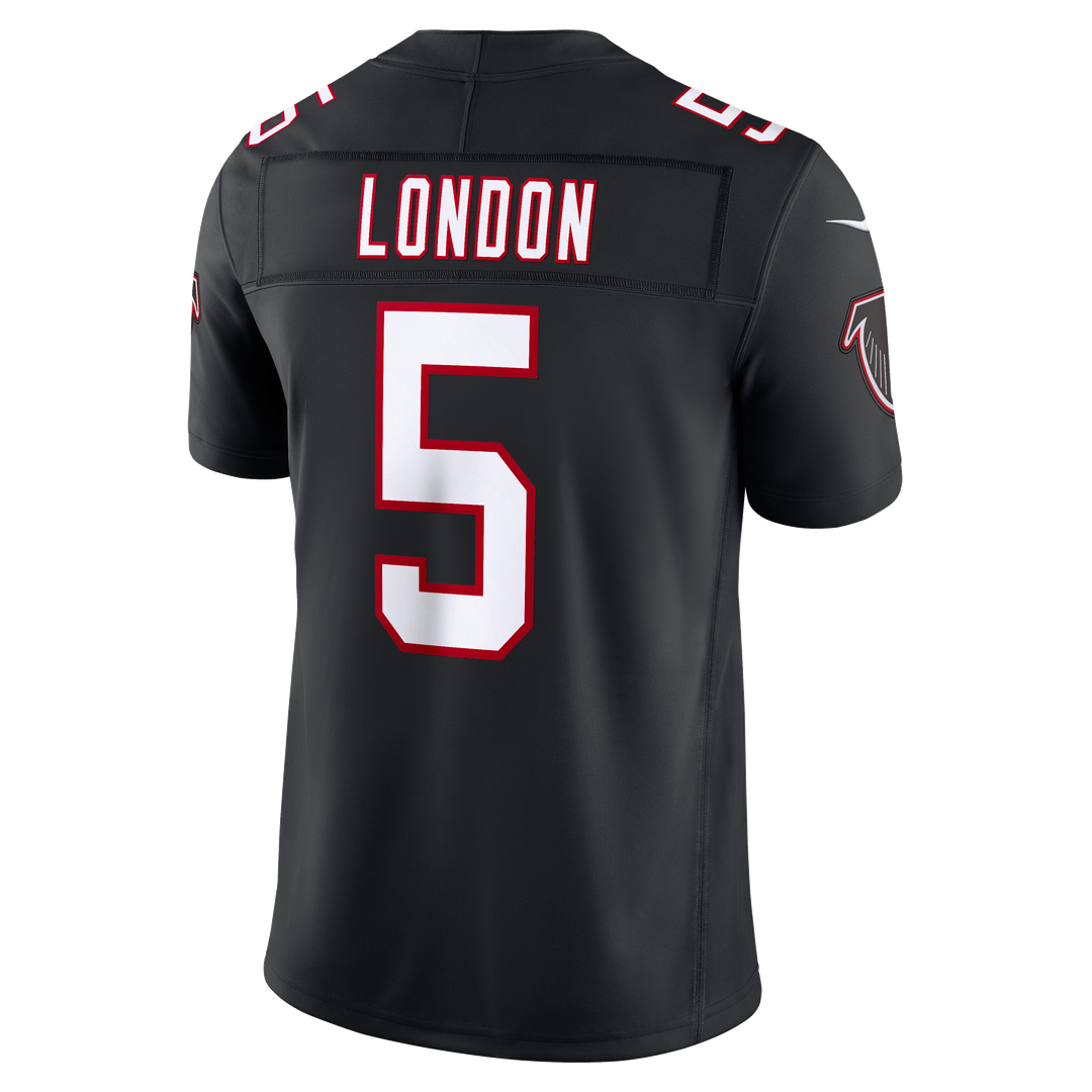 Atlanta Falcons Drake London Nike Red Team Vapor F.U.S.E. Stitched Limited Jersey