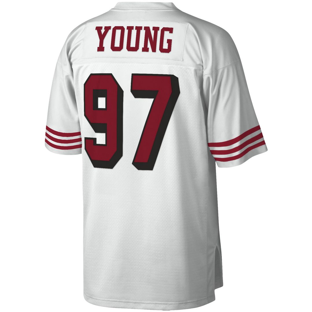 San Francisco 49ers Bryant Young Mitchell & Ness Scarlet Legacy Replica Jersey