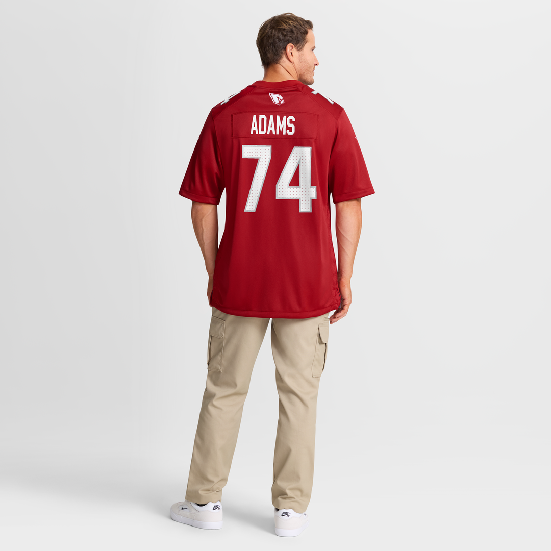 Arizona Cardinals Isaiah Adams Nike Cardinal Team Game Jersey