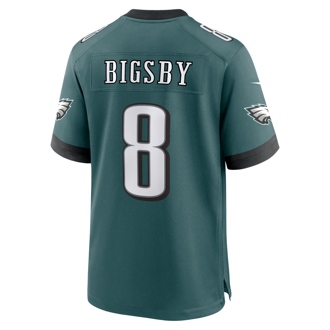 Philadelphia Eagles Tank Bigsby Nike Midnight Green Team Game Jersey