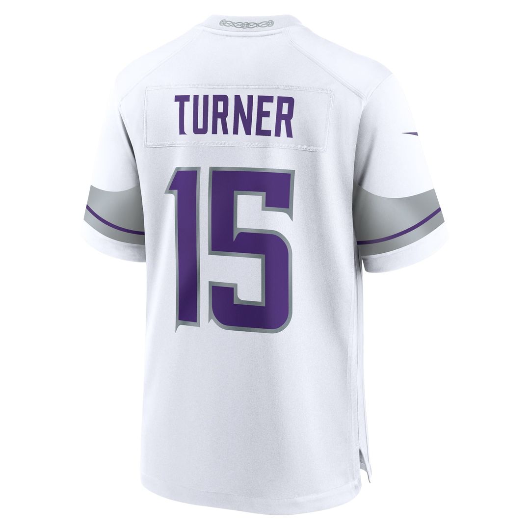 Minnesota Vikings Dallas Turner Nike Purple Game Jersey