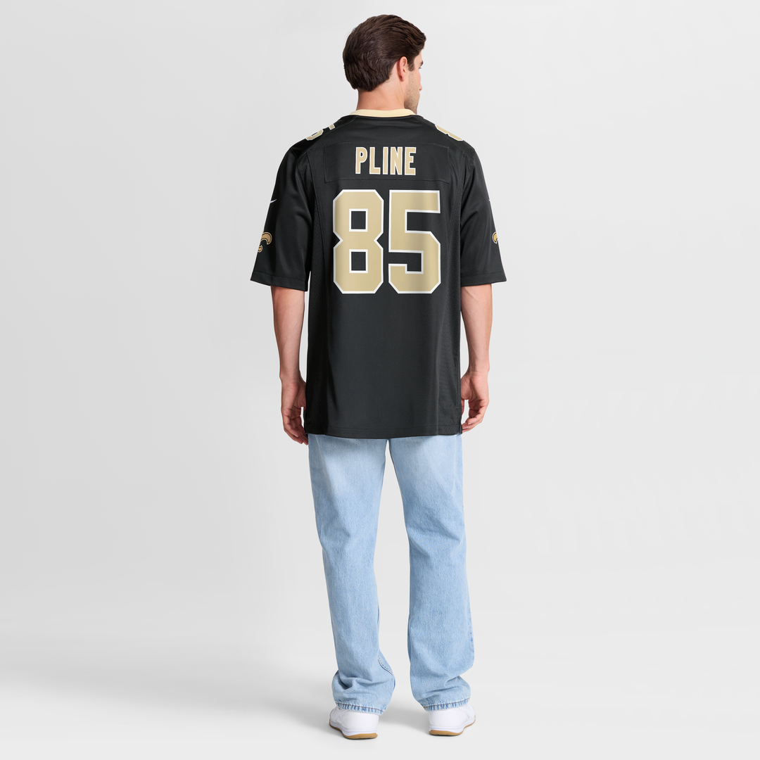 New Orleans Saints Mason Pline Nike Black Team Game Jersey