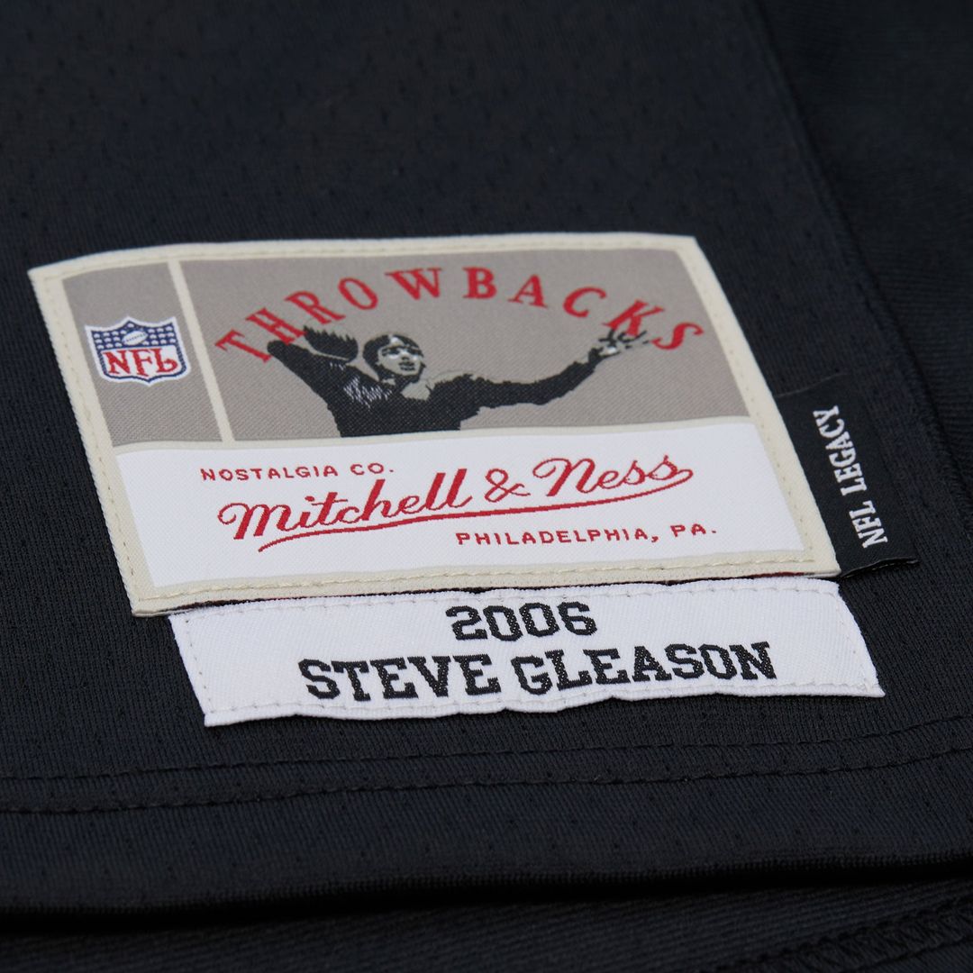 New Orleans Saints Steve Gleason Mitchell & Ness Black Legacy Replica Jersey