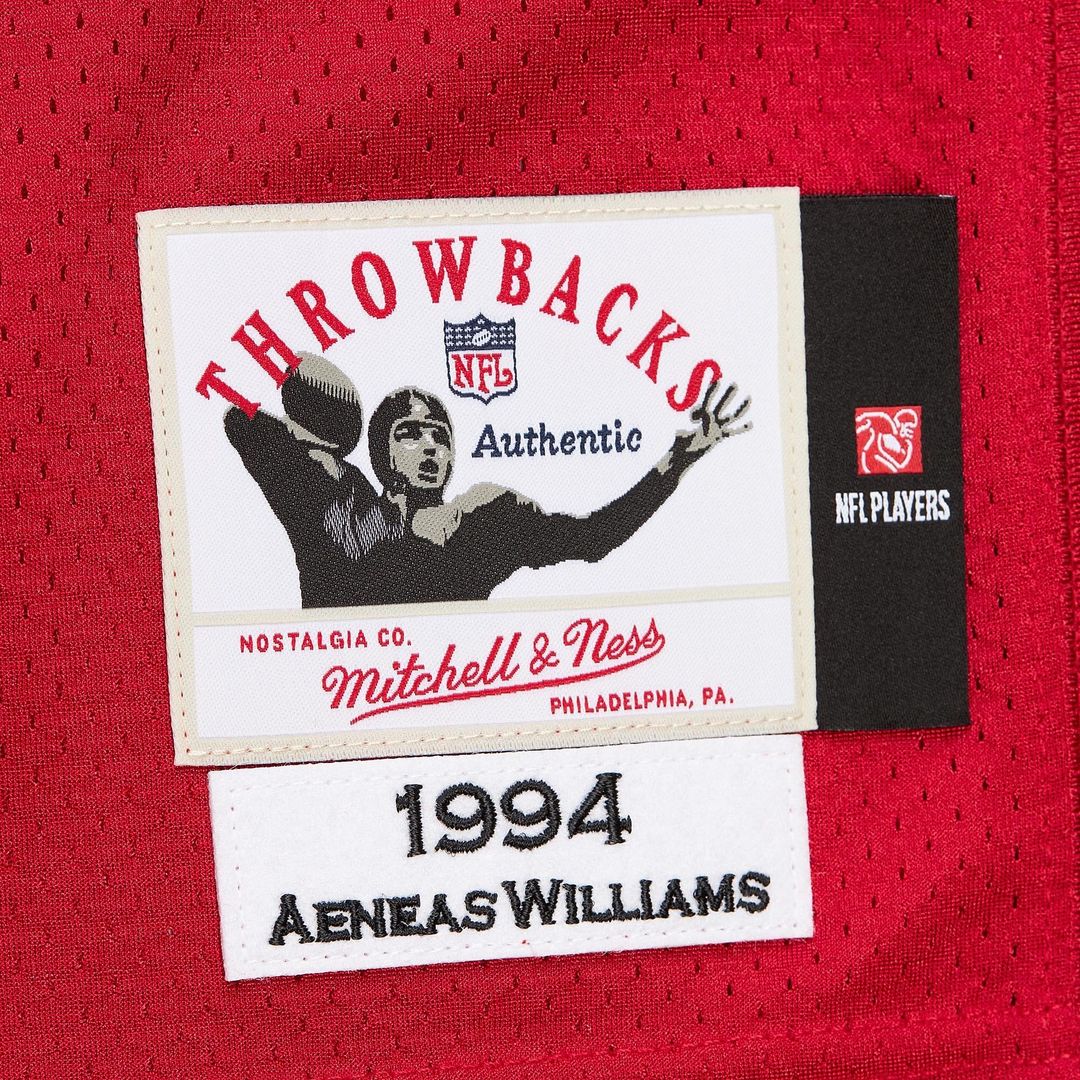 Arizona Cardinals 1994 Aeneas Williams Mitchell & Ness Cardinal Authentic Throwback Retired Player Jersey