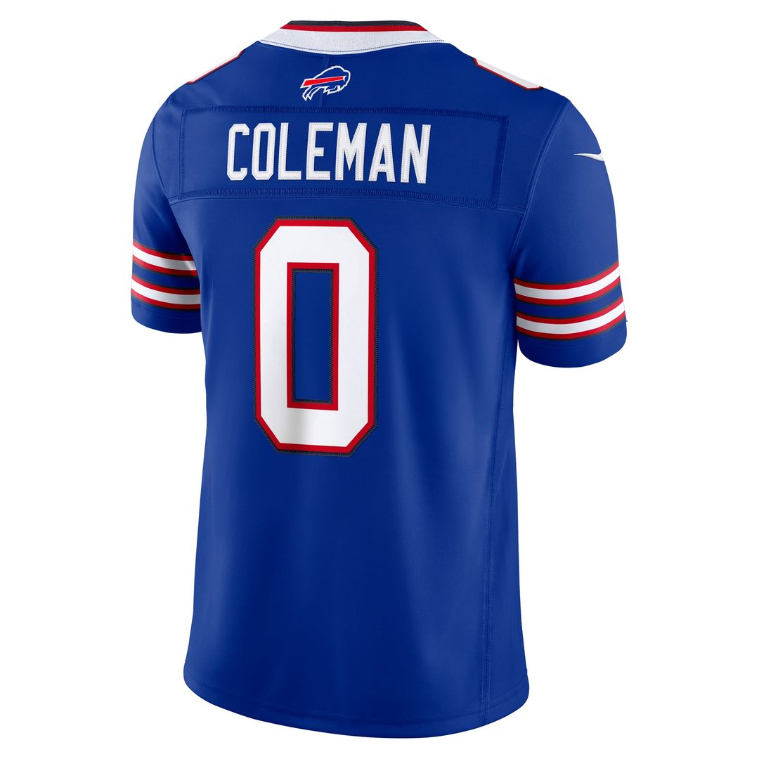 Buffalo Bills Keon Coleman Nike Gray Nickel City Vapor F.U.S.E. Stitched Limited Jersey