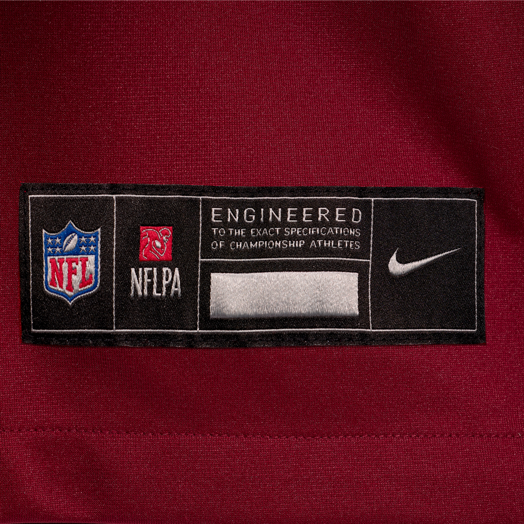 Washington Commanders Car'lin Vigers Nike Burgundy Team Game Jersey
