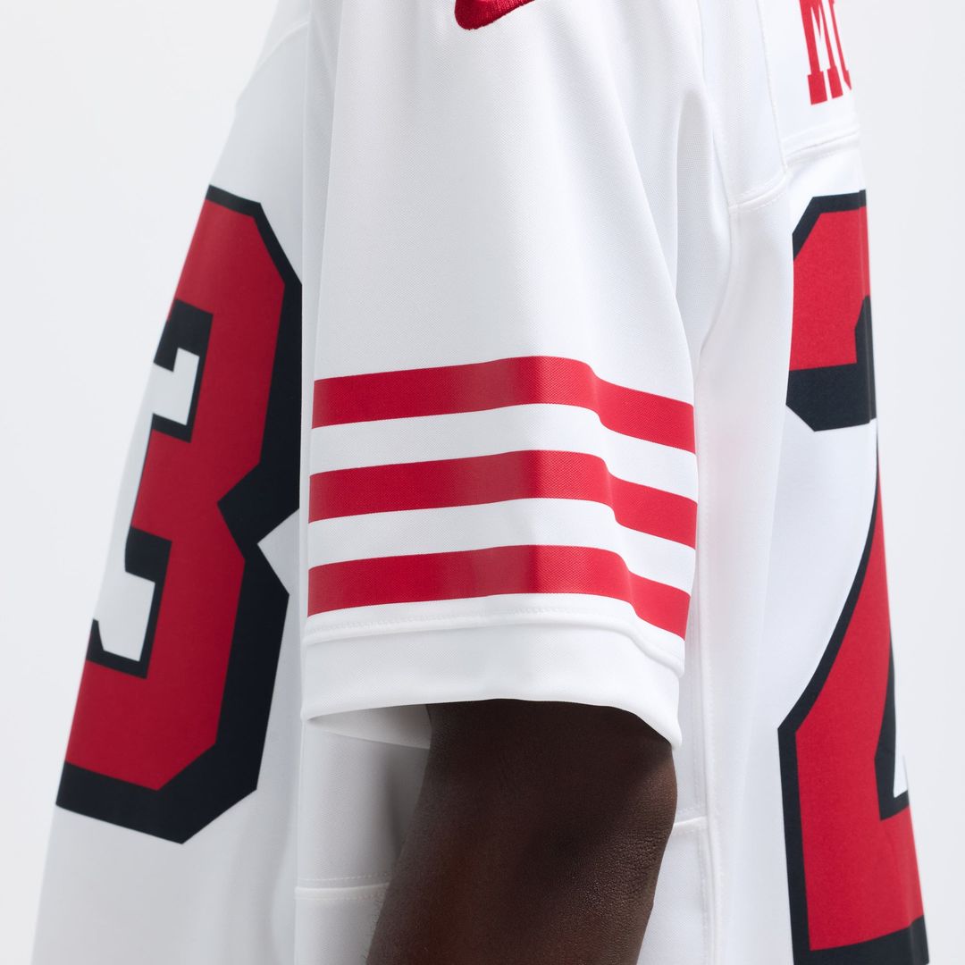 San Francisco 49ers Christian McCaffrey Nike Scarlet Vapor F.U.S.E. Limited Jersey