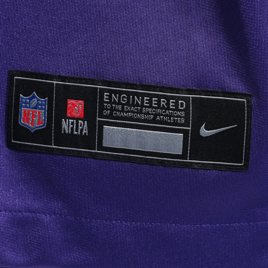 Minnesota Vikings Dallas Turner Nike White Game Jersey