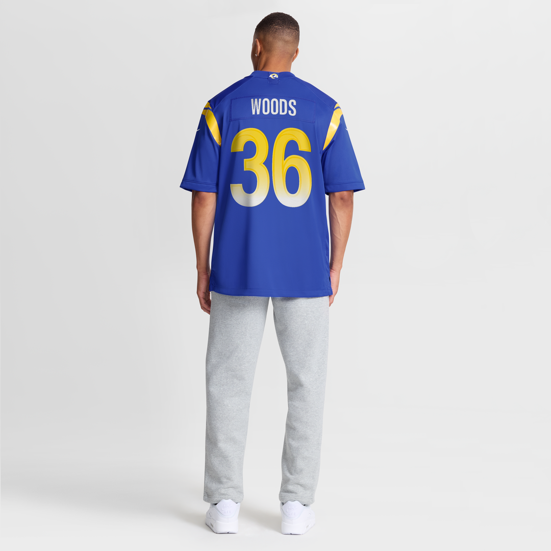 Los Angeles Rams Charles Woods Nike Royal Game Jersey