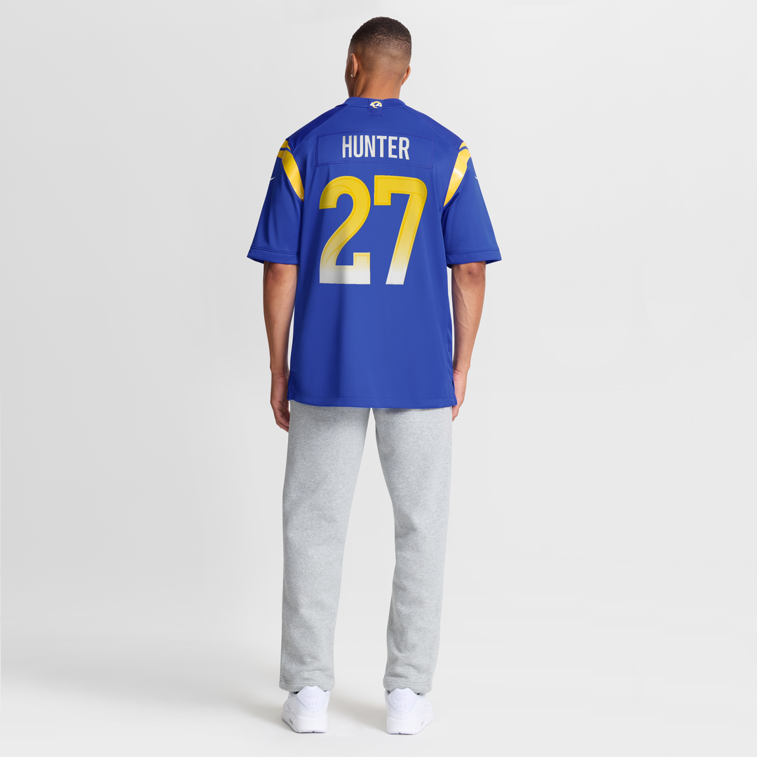 Los Angeles Rams Jarquez Hunter Nike Royal Team Game Jersey