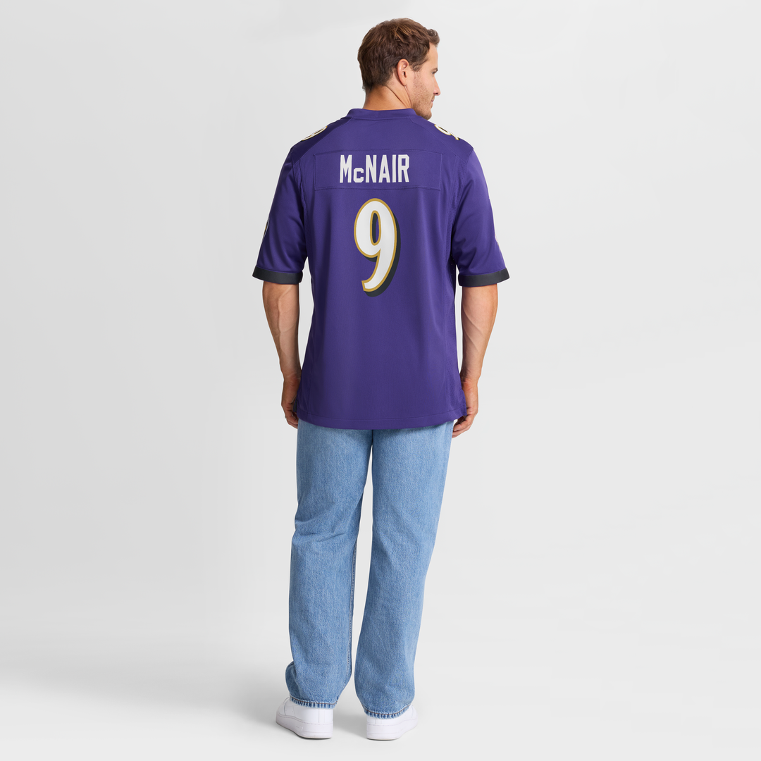 Baltimore Ravens Steve McNair Nike Purple Game Retired Player Jersey