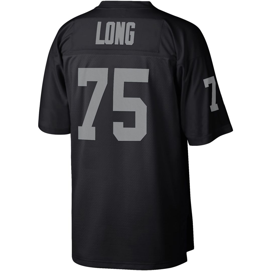 Las Vegas Raiders Howie Long Mitchell & Ness Black Legacy Replica Jersey