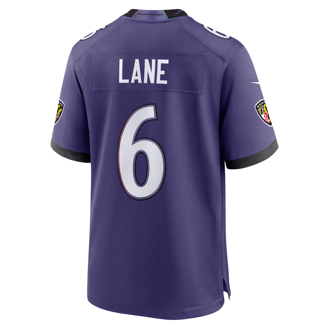 Baltimore Ravens Ja'Kobi Lane Nike Purple Team Game Jersey