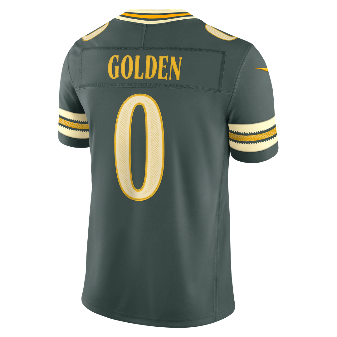 Green Bay Packers Matthew Golden Nike Green 2026 Rivalries Collection Stitched Limited Jersey