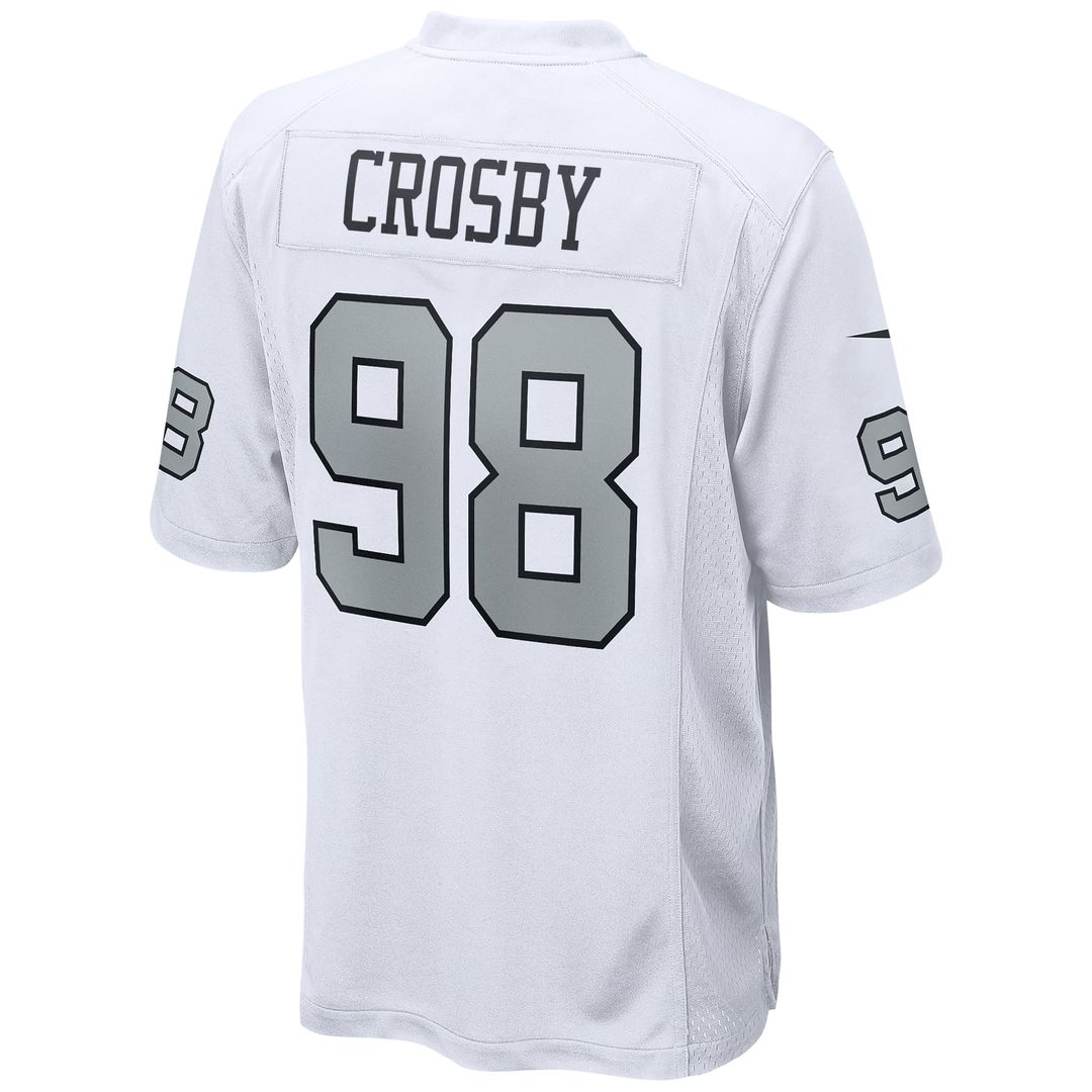 Las Vegas Raiders Maxx Crosby Nike Black Game Jersey