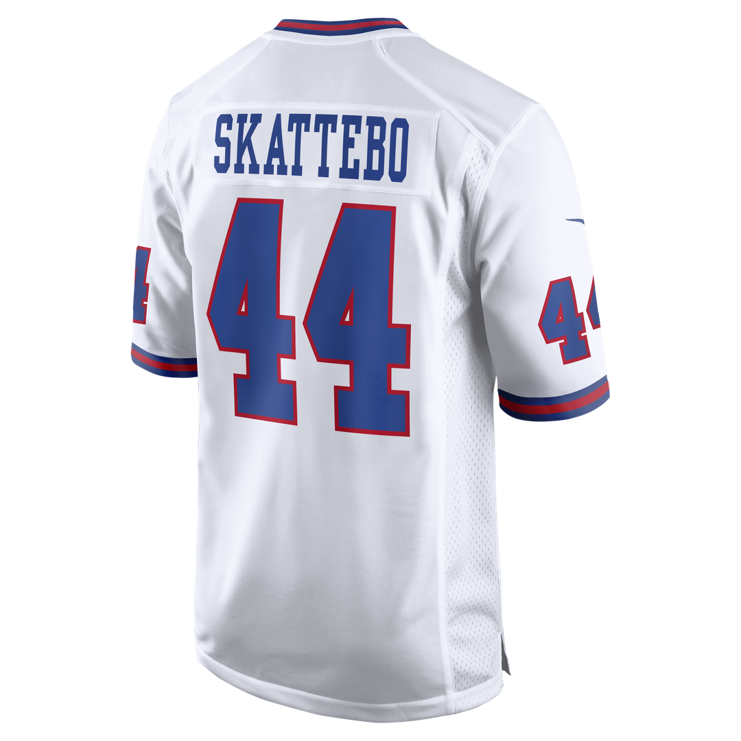 New York Giants Cam Skattebo Nike White Alternate Vintage White Game Jersey