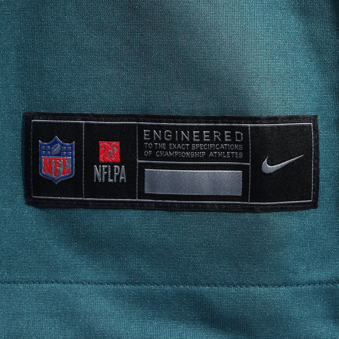 Philadelphia Eagles Nike Midnight Green Custom Game Jersey