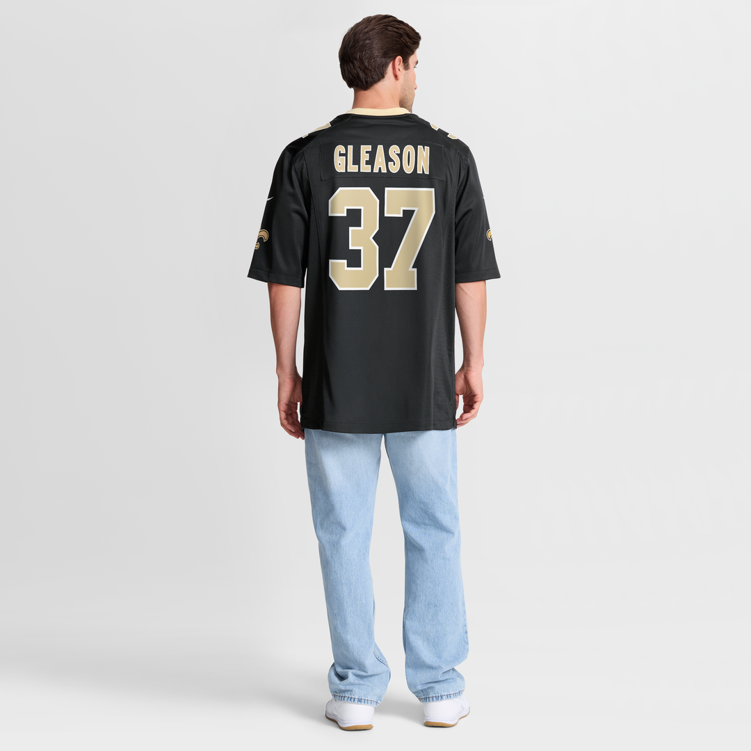 New Orleans Saints Steve Gleason Nike Black Game Retired Player Jersey
