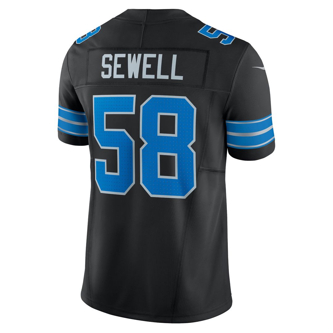 Detroit Lions Penei Sewell Nike Blue Vapor F.U.S.E. Alternate Limited Jersey