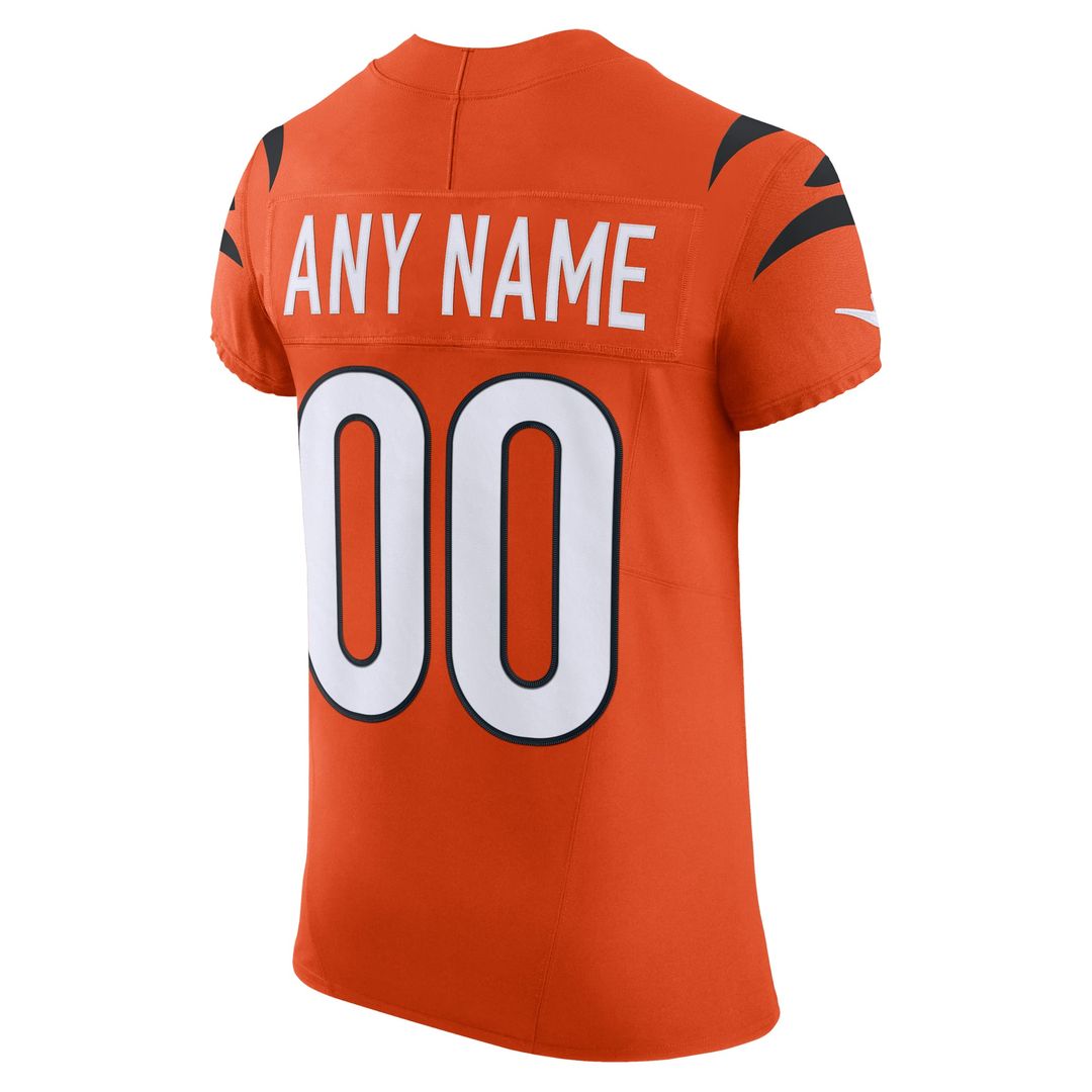 Cincinnati Bengals Nike Black Team Vapor F.U.S.E. Elite Custom Jersey