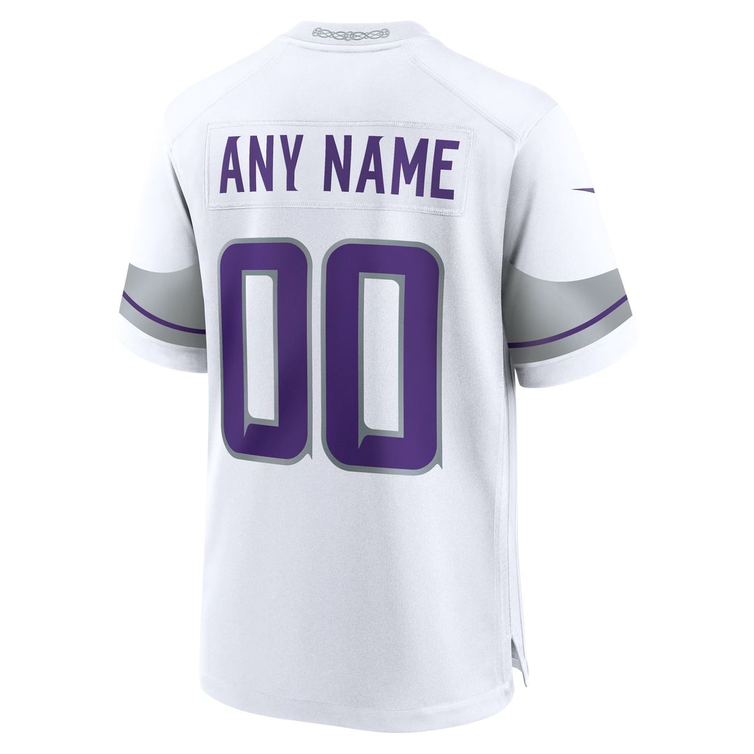 Minnesota Vikings Nike Purple Classic Custom Game Jersey
