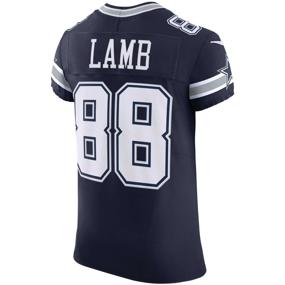Dallas Cowboys CeeDee Lamb Nike Navy Team Vapor F.U.S.E. Elite Jersey