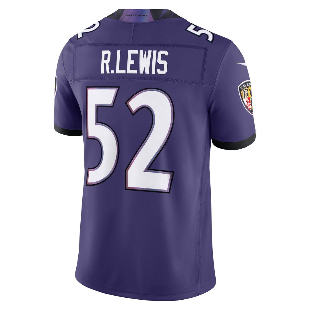 Baltimore Ravens Ray Lewis Nike Black Alternate Vapor F.U.S.E. Stitched Retired Player Limited Jersey