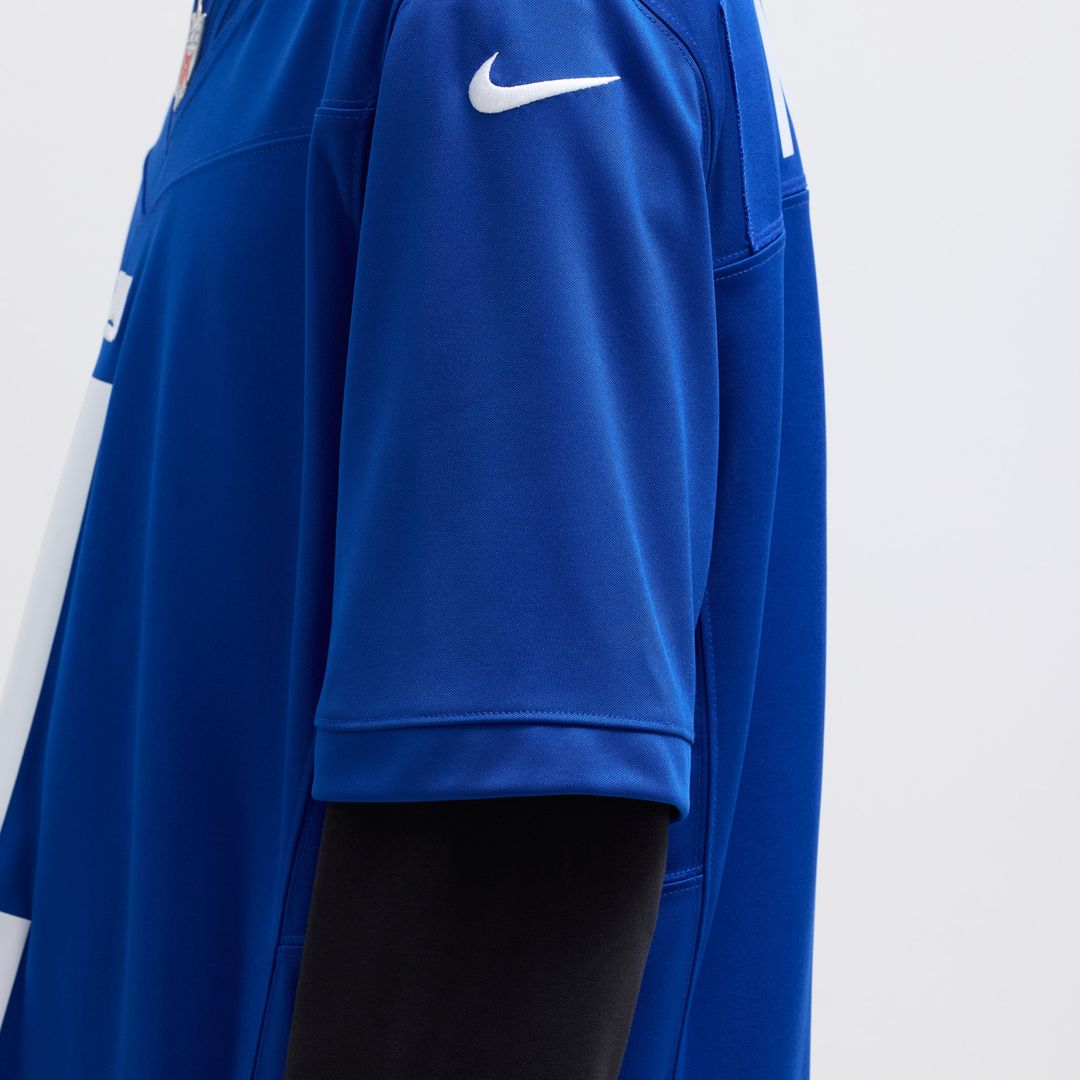 New York Giants Malik Nabers Nike Royal Vapor F.U.S.E. Limited Jersey