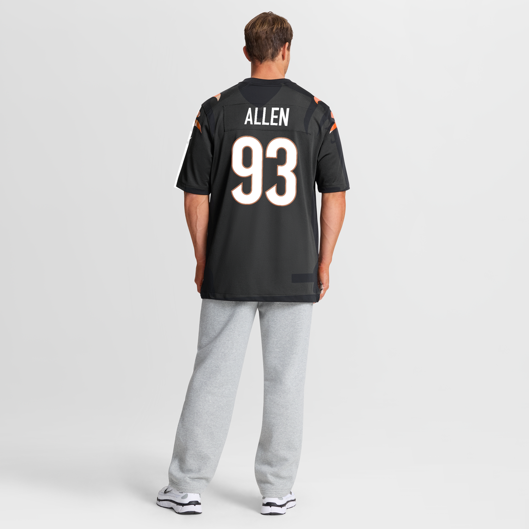 Cincinnati Bengals Jonathan Allen Nike Black Team Game Jersey