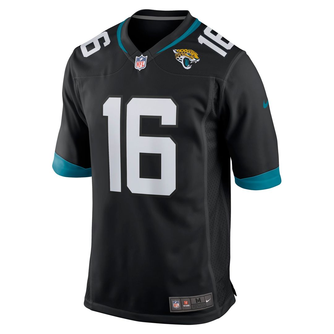 Jacksonville Jaguars Trevor Lawrence Nike Black Alternate Game Jersey