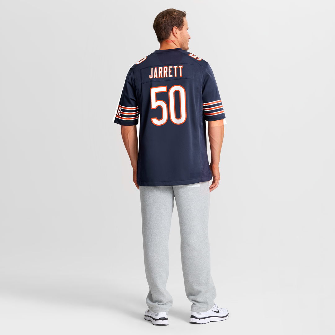 Chicago Bears Grady Jarrett Nike Navy Team Game Jersey
