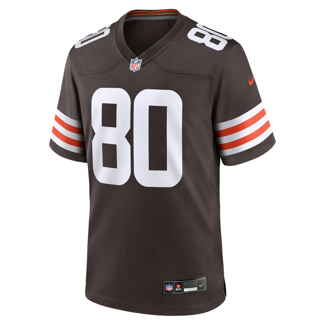 Cleveland Browns Jamari Thrash Nike Brown Team Game Jersey