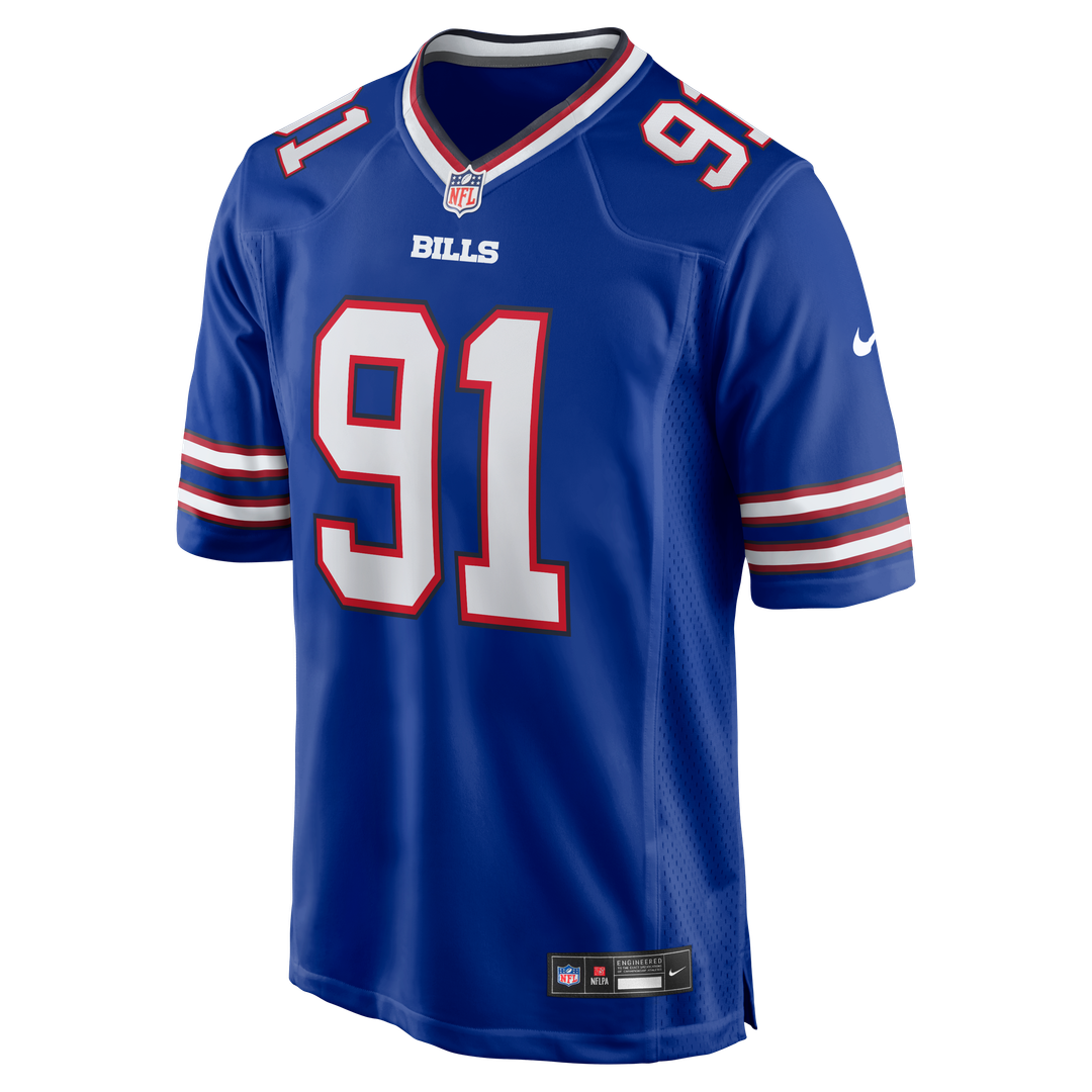 Buffalo Bills Ed Oliver Nike Royal Team Game Player Jersey