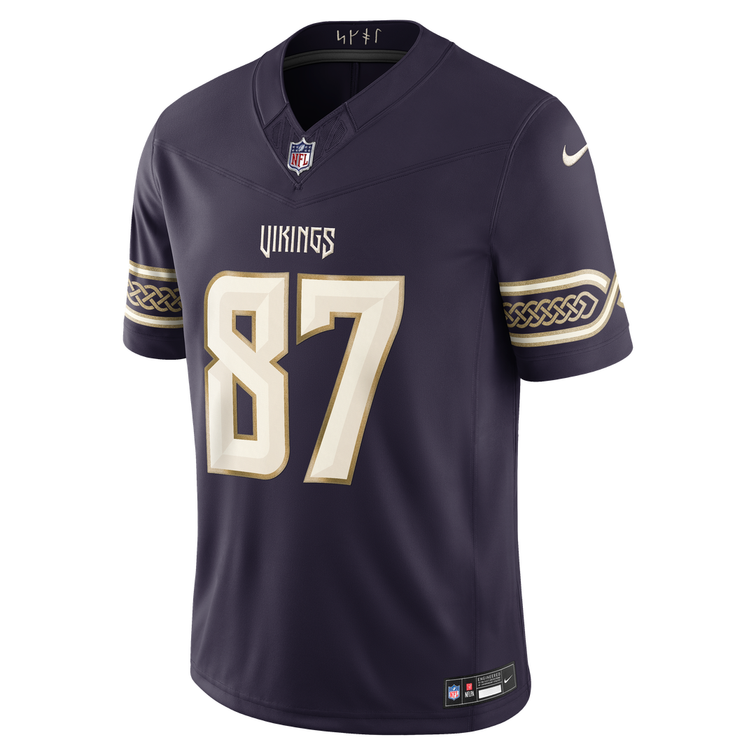 Minnesota Vikings T.J. Hockenson Nike Purple 2026 Rivalries Collection Stitched Limited Jersey
