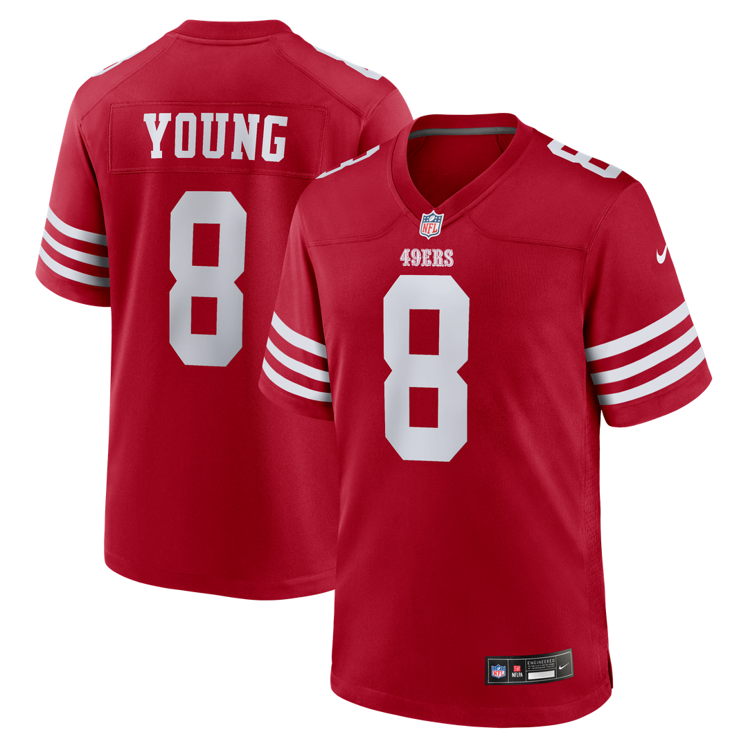 San Francisco 49ers Steve Young Nike White Retired Player Game Jersey