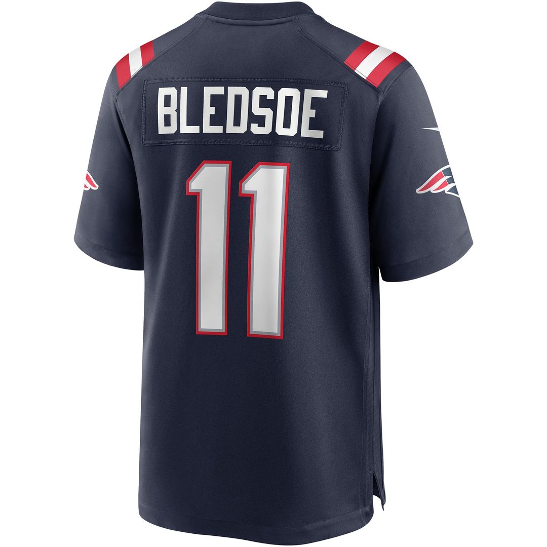 New England Patriots Drew Bledsoe Nike Red Retired Player Alternate Game Jersey