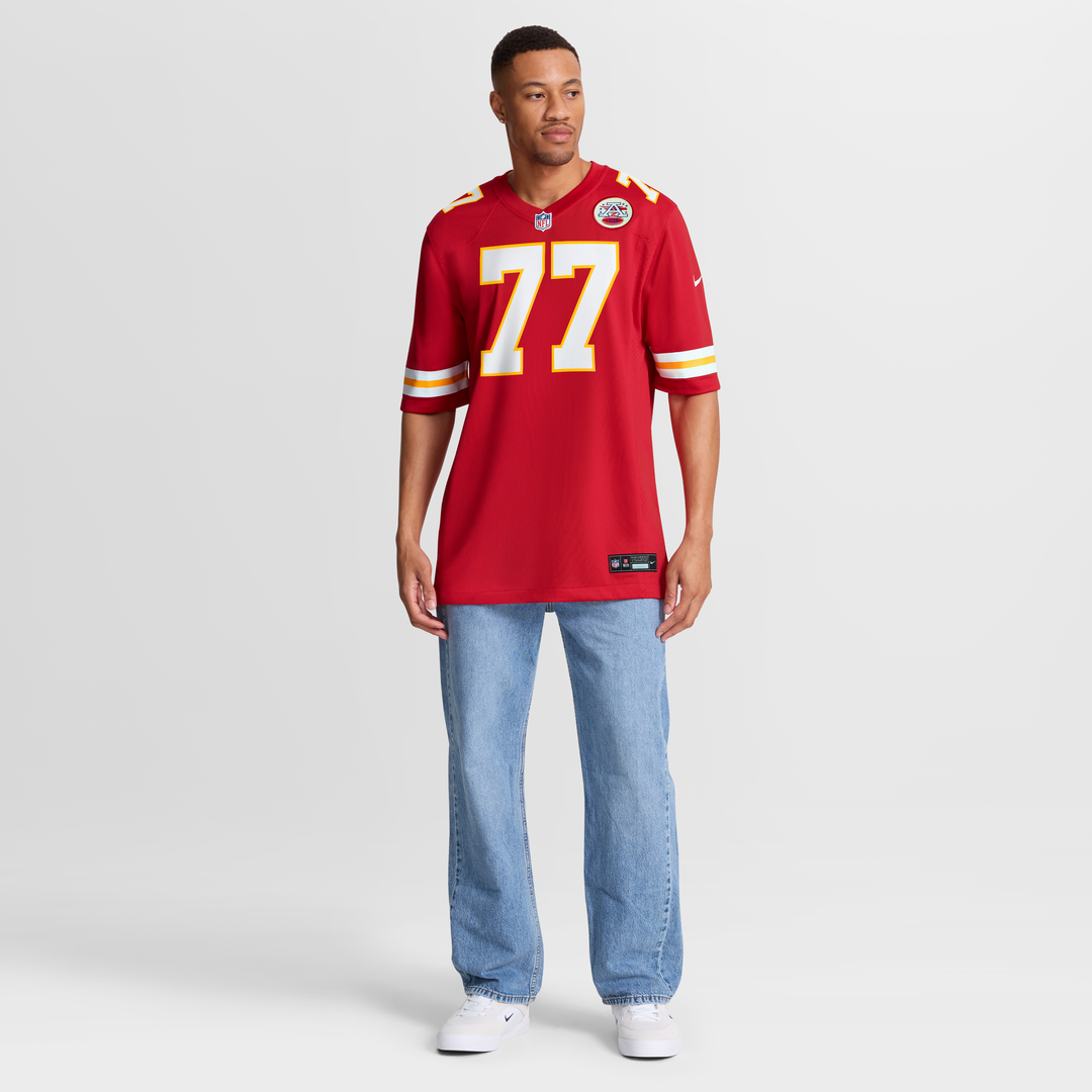 Kansas City Chiefs Jaylon Moore Nike Red Team Game Jersey