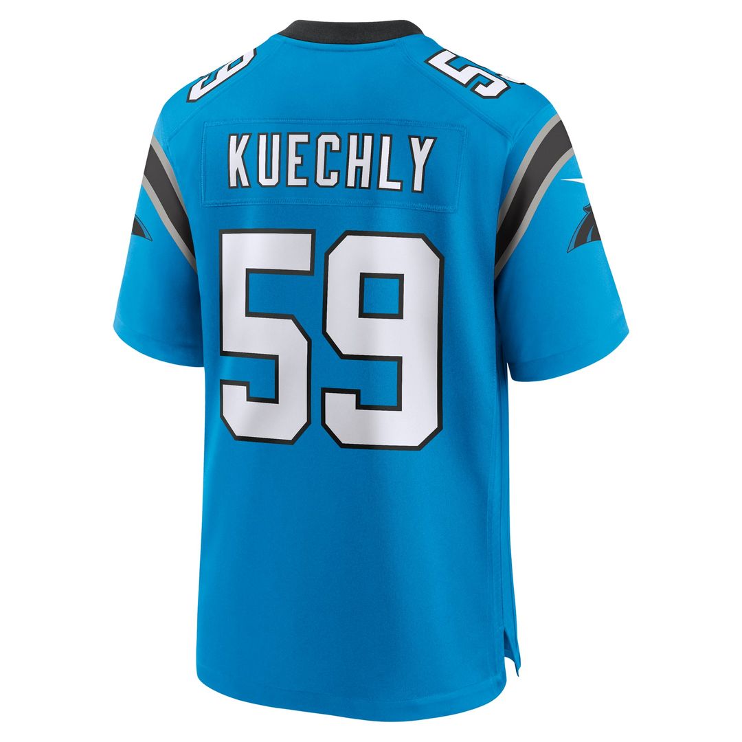 Carolina Panthers Luke Kuechly Nike Black Team Game Jersey