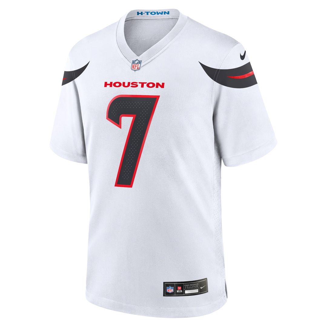 Houston Texans C.J. Stroud Nike Navy Game Jersey