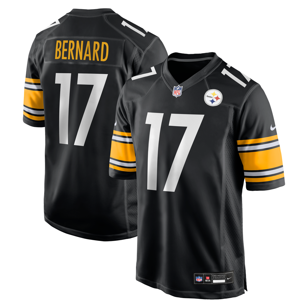 Pittsburgh Steelers Germie Bernard Nike Black Game Jersey