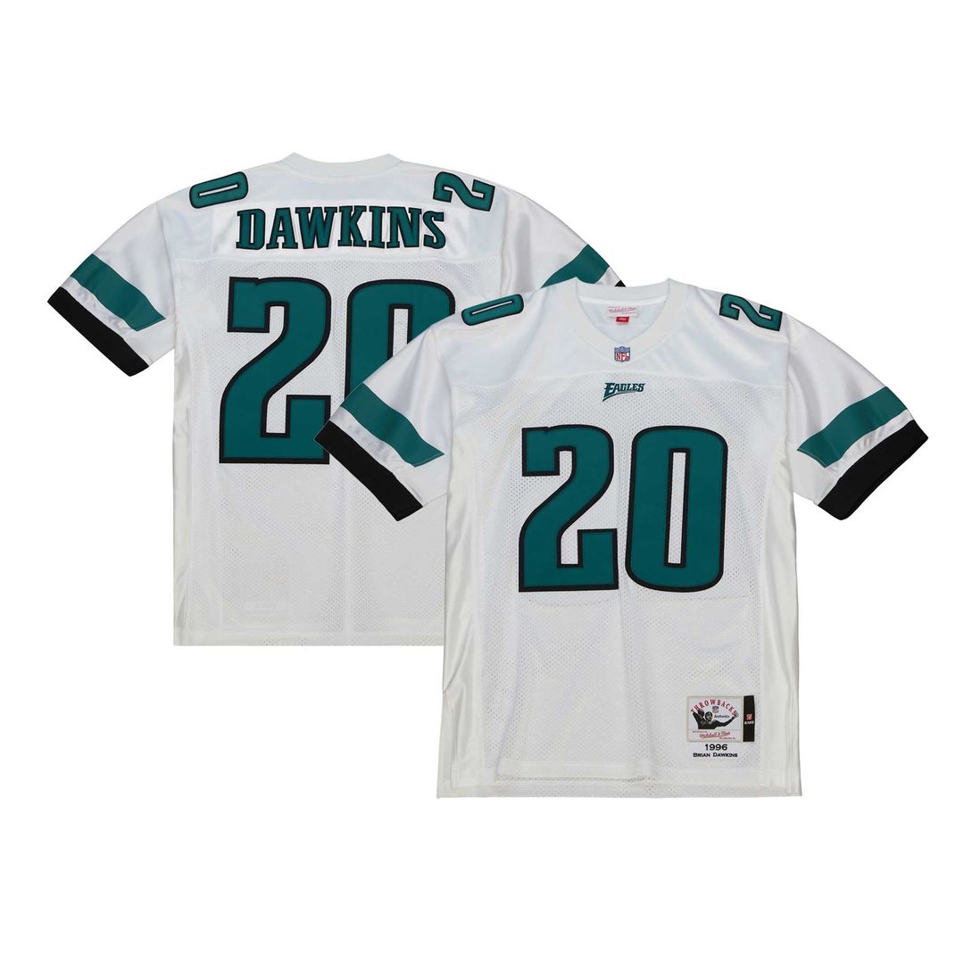 Philadelphia Eagles Brian Dawkins Mitchell & Ness Green 2007 Authentic Throwback Retired Player Jersey