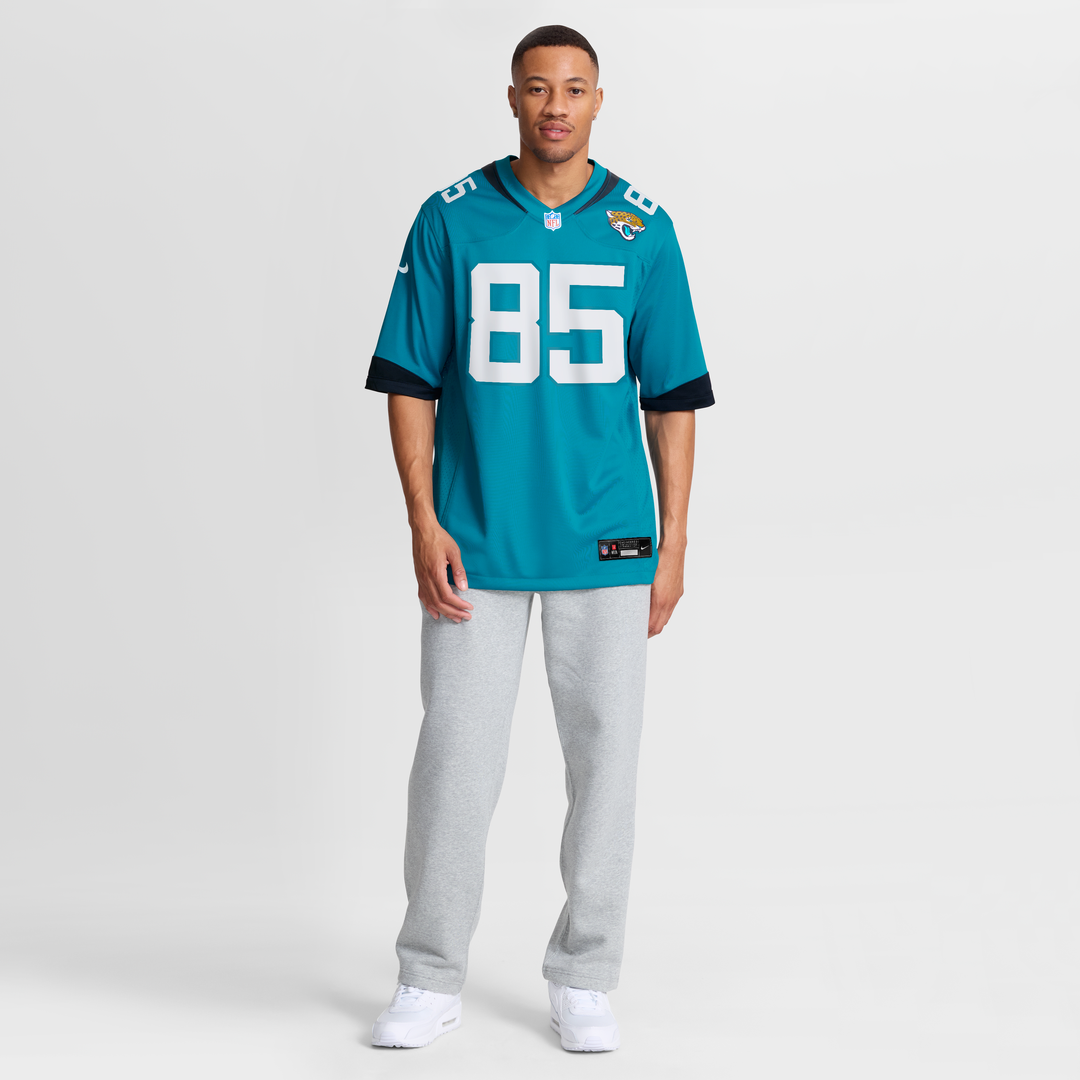 Jacksonville Jaguars Brenton Strange Nike Teal Team Game Jersey
