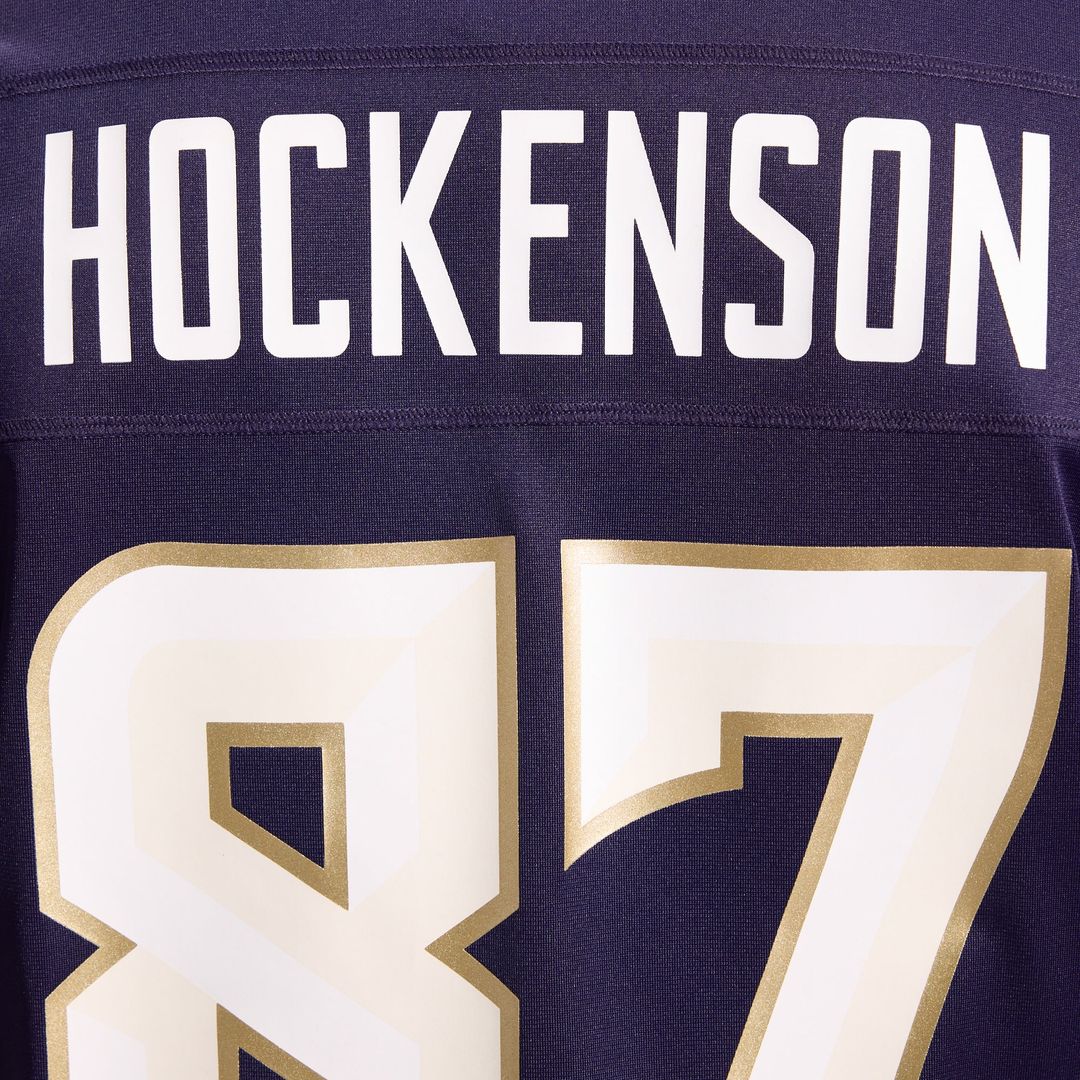 Minnesota Vikings T.J. Hockenson Nike Purple 2026 Rivalries Collection Game Jersey