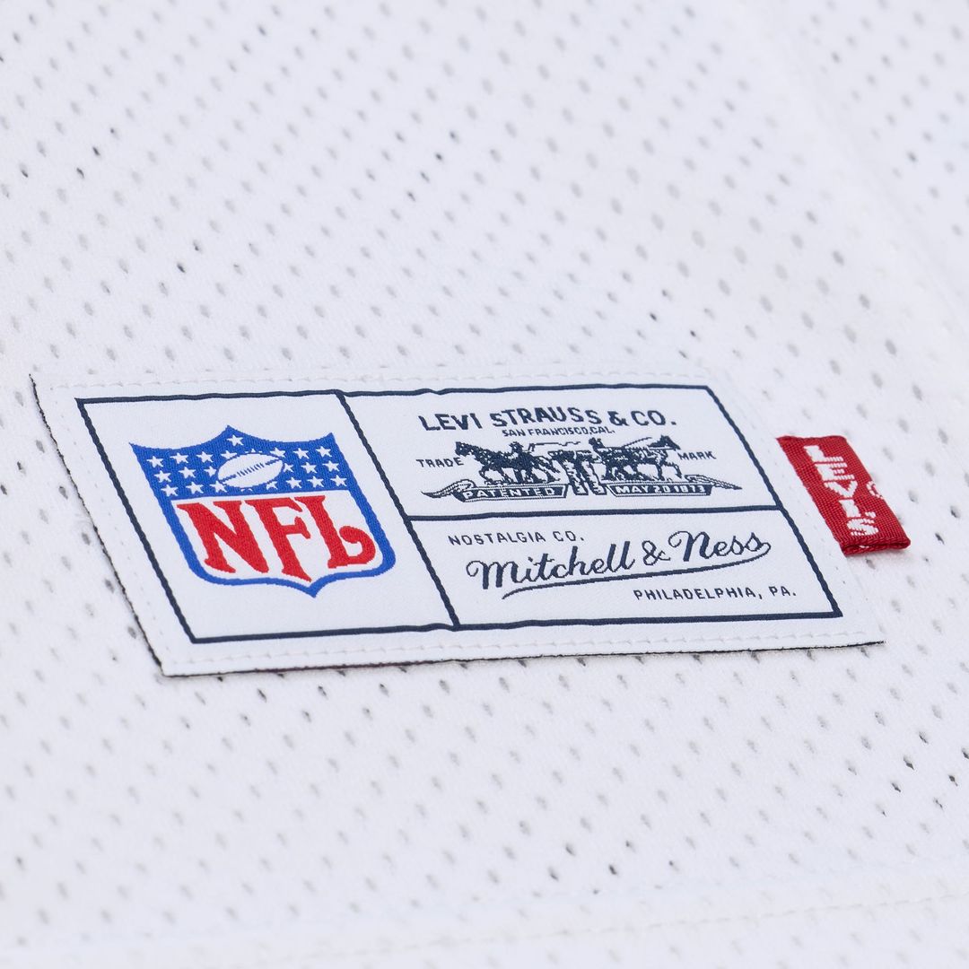 Unisex San Francisco 49ers Joe Montana Mitchell & Ness x Levi's White Legacy Jersey