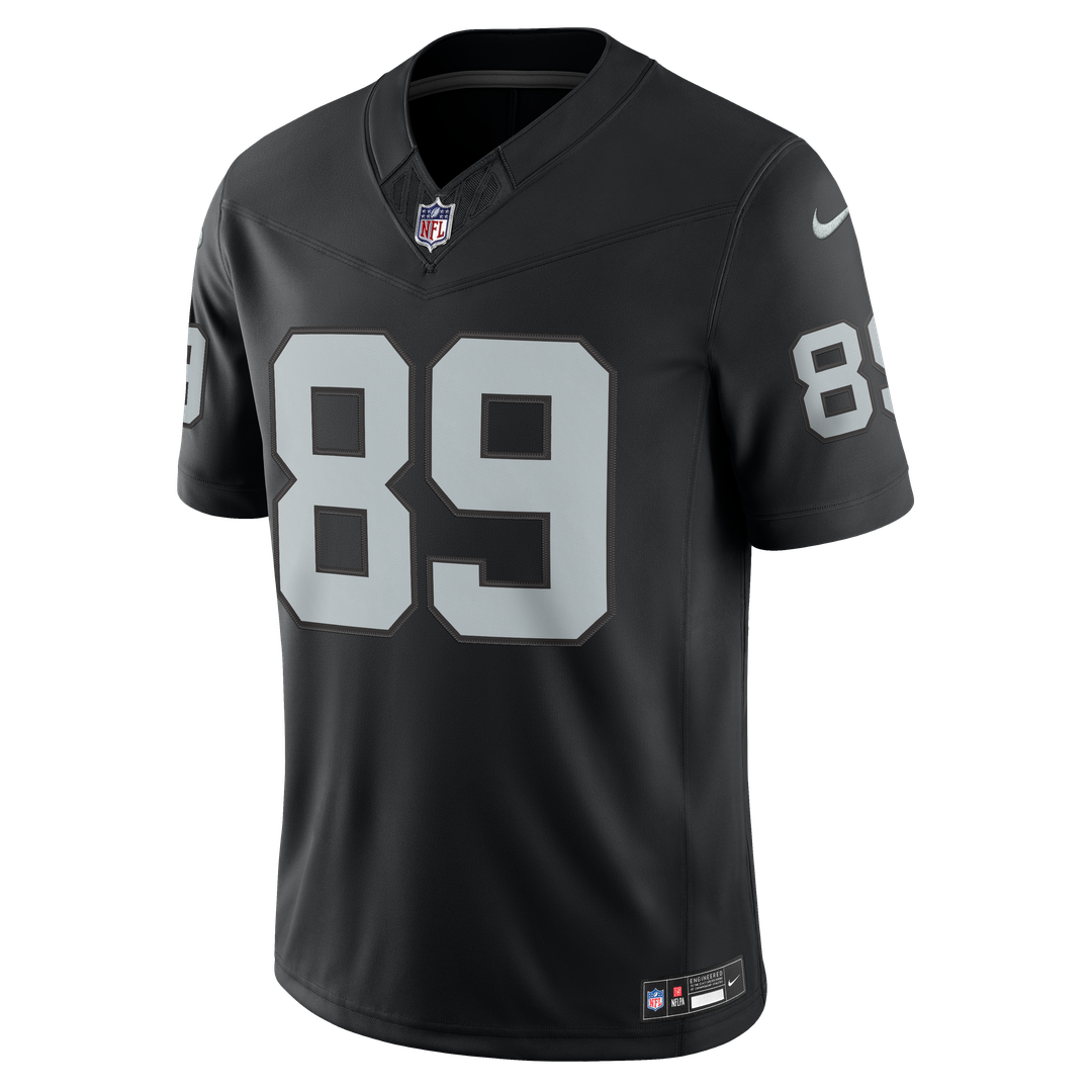Las Vegas Raiders Brock Bowers Nike White Vapor F.U.S.E. Stitched Limited Jersey